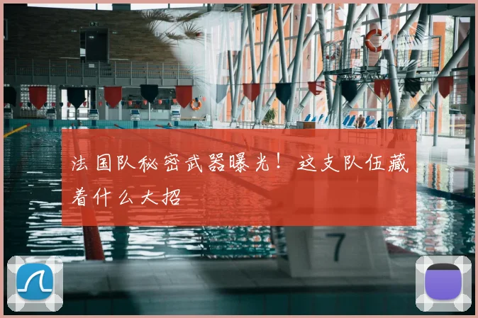 法国队秘密武器曝光！这支队伍藏着什么大招