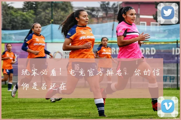 玩家必看！电竞官方排名，你的信仰是否还在